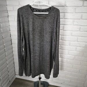 Bench Men's Size XL Light Fleece Lined Grey Straight Fit Long Sleeves T-shirt